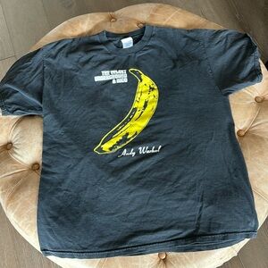 Andy Warhol/Velvet Underground Banana T-Shirt Size XL